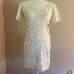Forever 21 White Mini Dress Size L